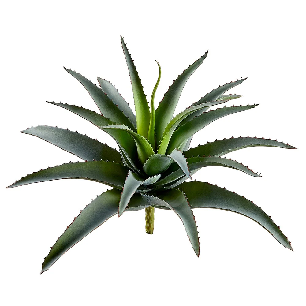 10" Artificial Agave Plant -Green/Gray (Pack of 4)