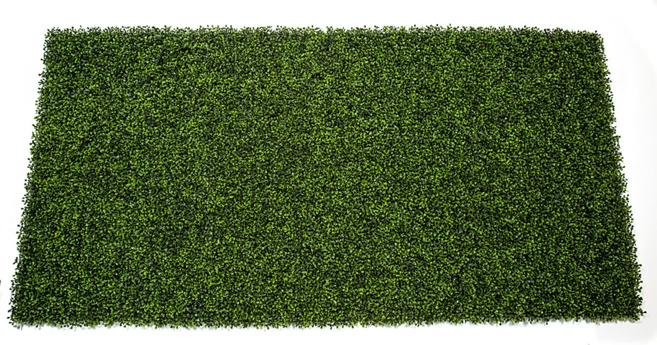 103"x51" IFR Artificial Boxwood Mat Roll -2 Tone Green - Image 2
