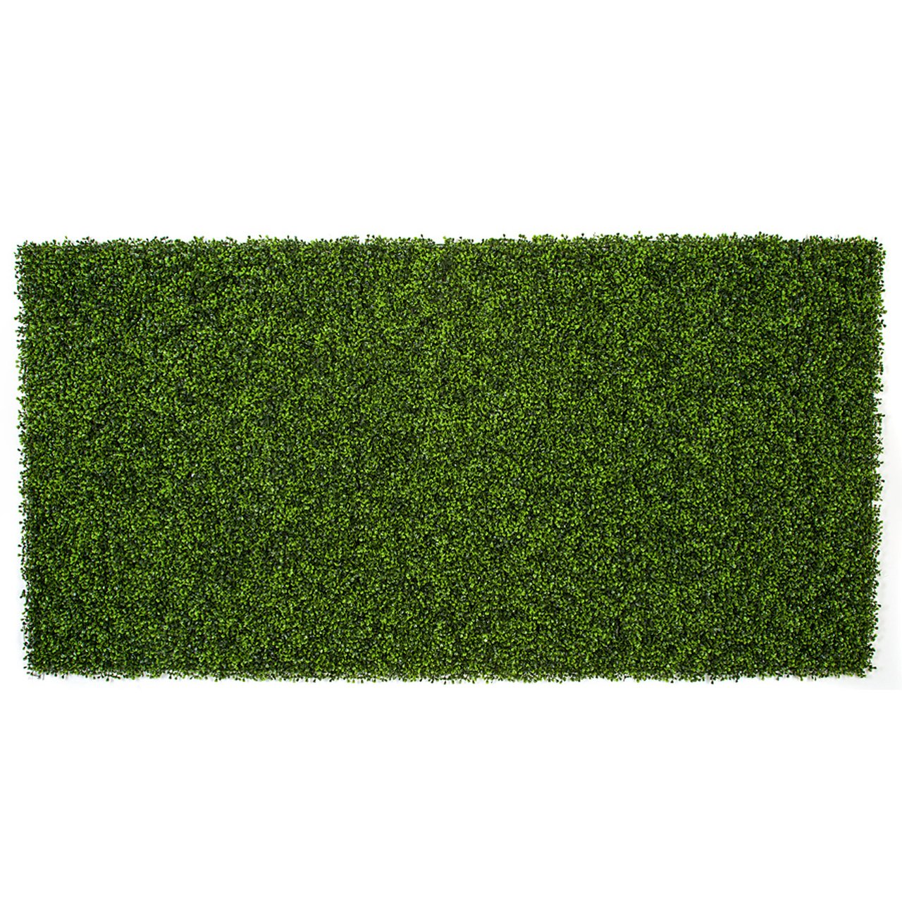 103"x51" Outdoor UV-Resistant Artificial Boxwood Mat Roll -2 Tone Green