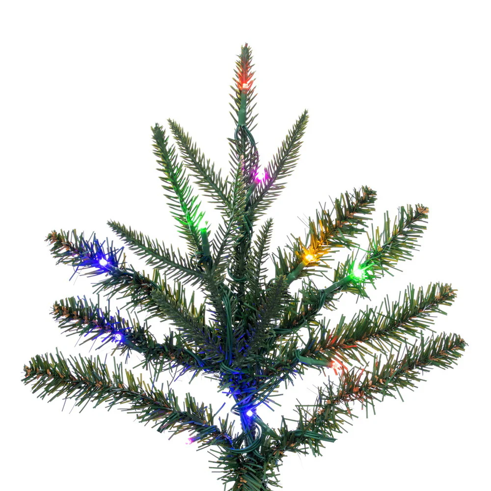 10'Hx37"W PE Tacoma Fraser Fir Artificial Christmas Tree, Micro LED Pre-Lit (Multi-Mode) -Green - Image 3