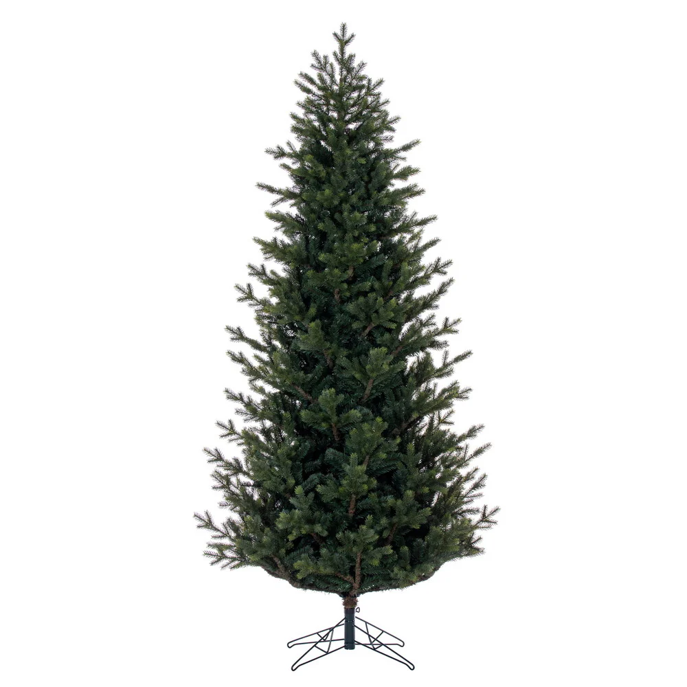 10'Hx58"W PE Slim Welch Fraser Artificial Christmas Tree, Unlit -Green
