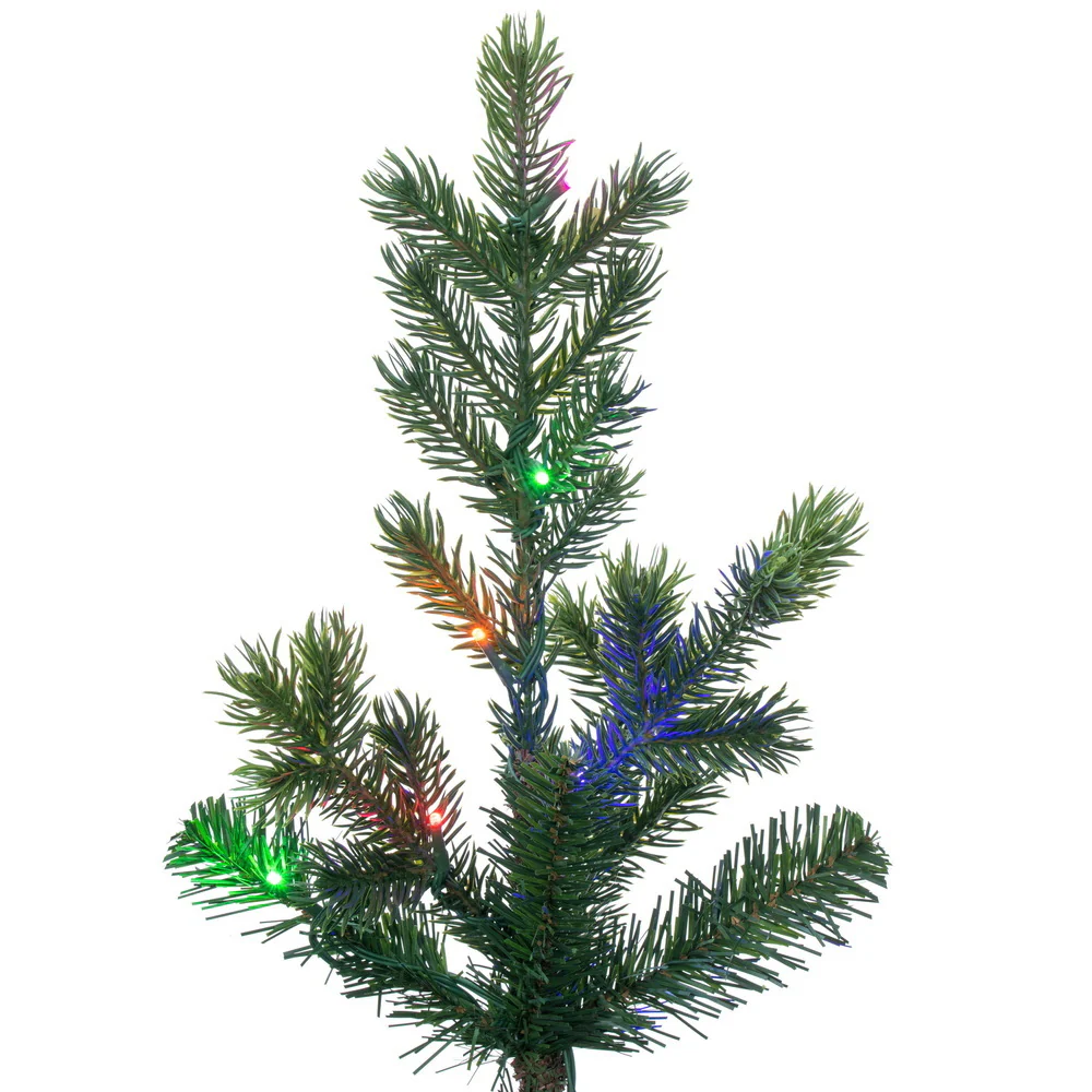 10'Hx73"W PE Eagle Fraser Artificial Christmas Tree, Micro LED Pre-Lit (Multi-Mode) -Green - Image 3