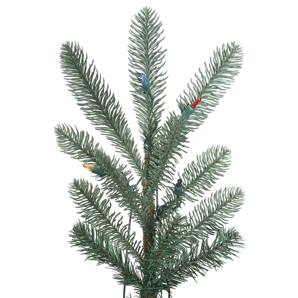 10'Hx74"W PE Alberta Blue Spruce Artificial Christmas Tree, Unlit -Green - Image 2