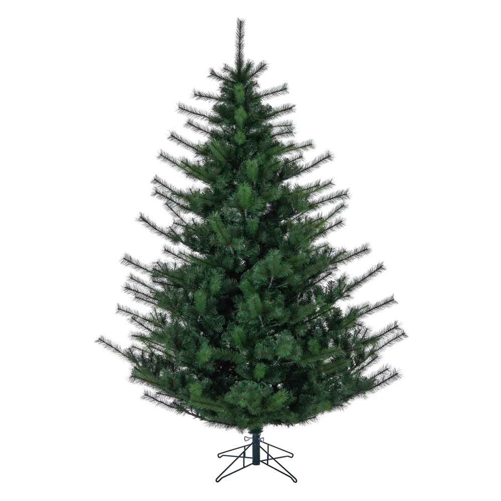 10'Hx84"W Lodge Pole Pine Artificial Christmas Tree, Unlit -Green