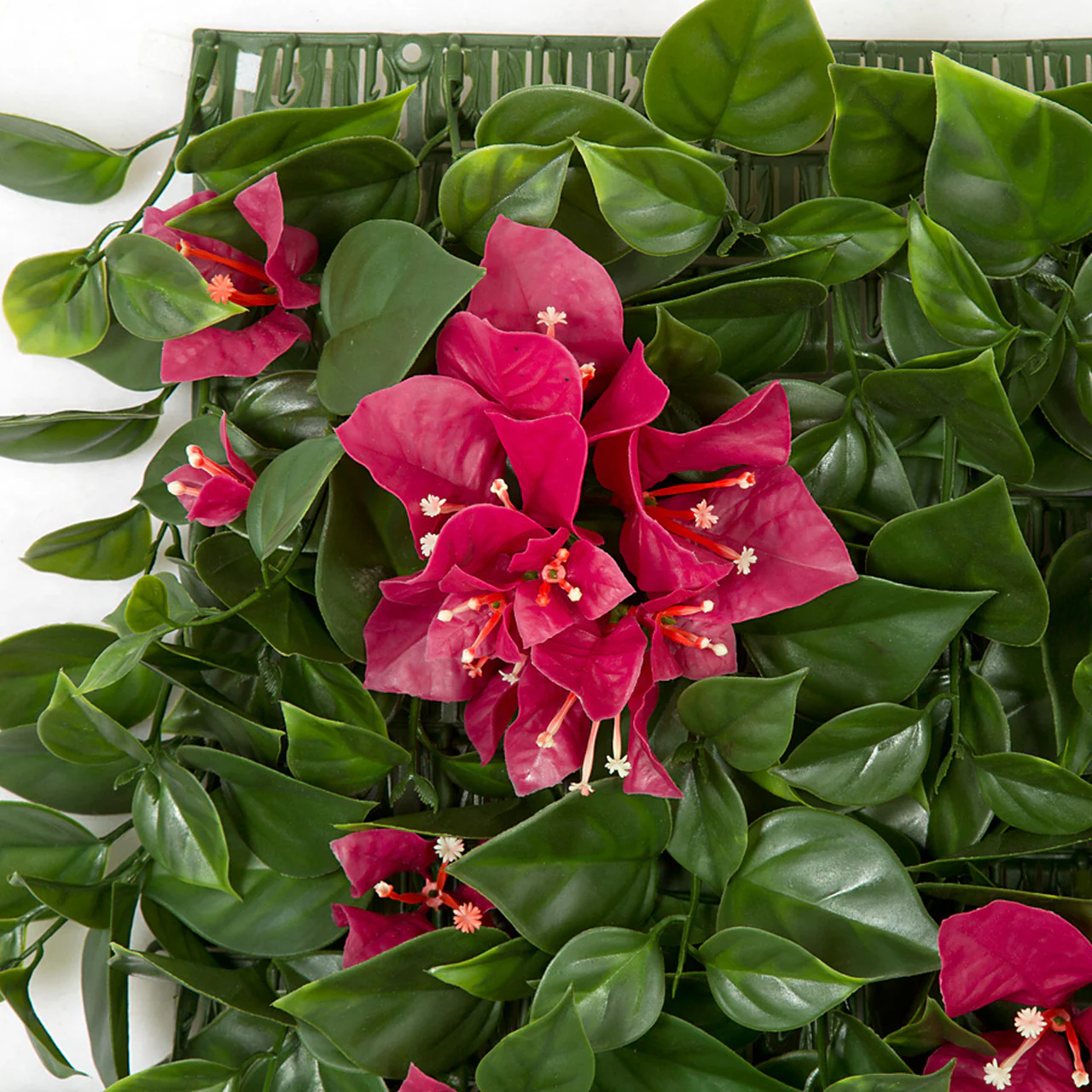 10"x10" Artificial Flowering Bougainvillea Mat -Fuchsia (Pack of 6) - Image 2