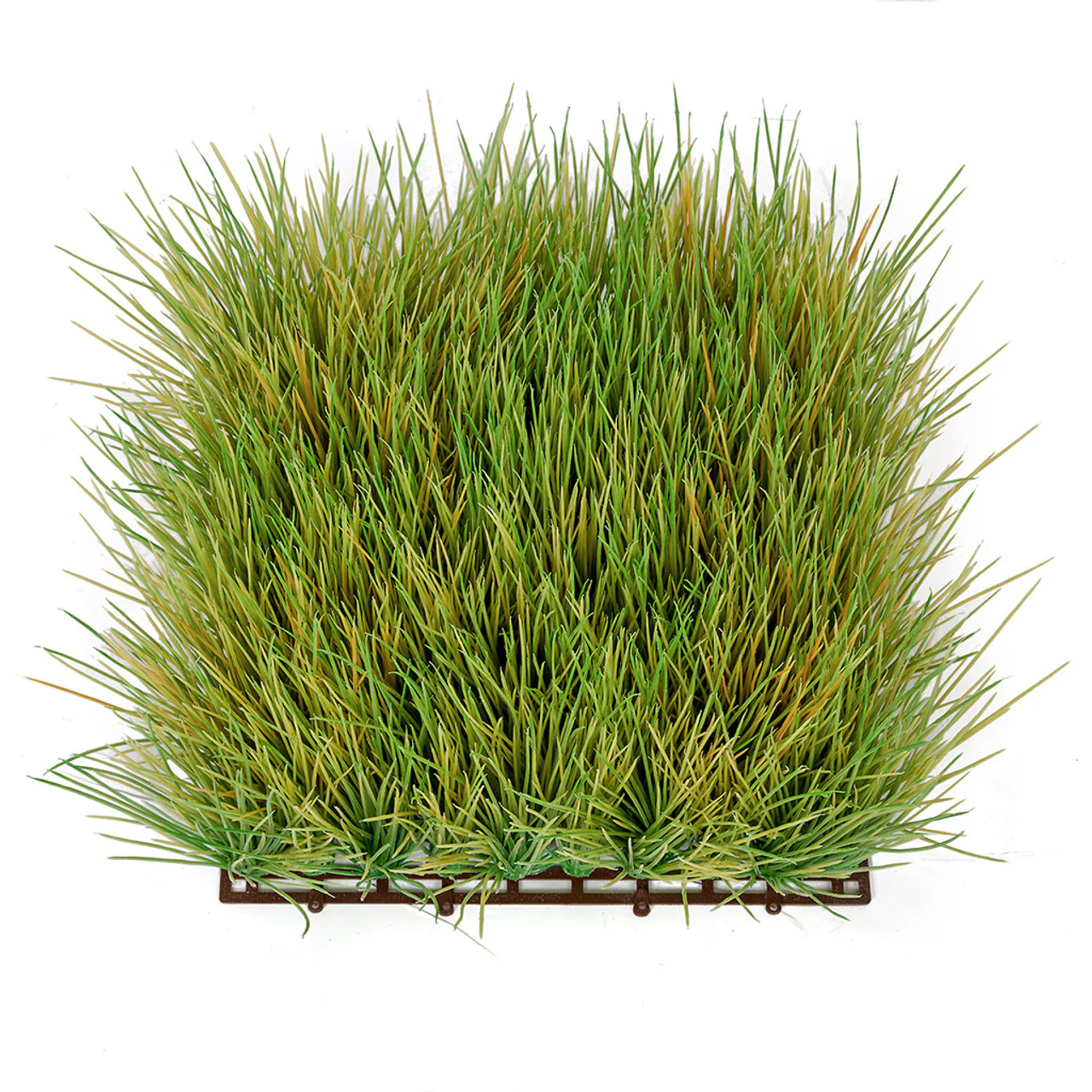 10"x10"x6" Mexican Grass Artificial Mat -Green/Tan (Pack of 6) - Image 2