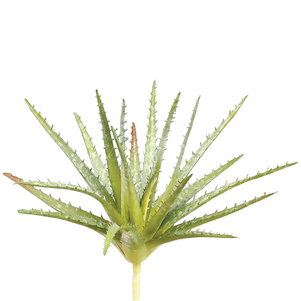 11" Real Touch Aloe Artificial Stem Pick -Green (Pack of 24)