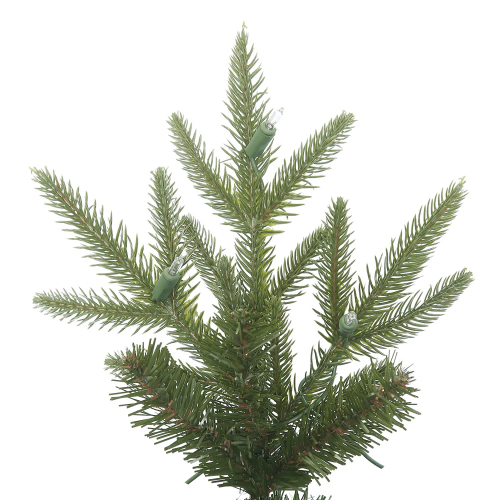 12'Hx56"W PE Pencil Bixley Fir Artificial Christmas Tree, Unlit -Green - Image 2