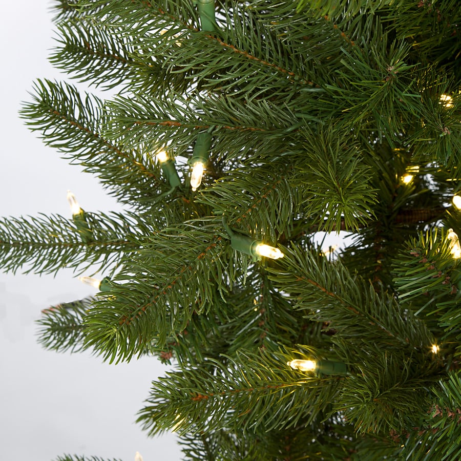 12'Hx58"W PE Douglas Fir Artificial Christmas Tree, LED Pre-Lit -Green - Image 2
