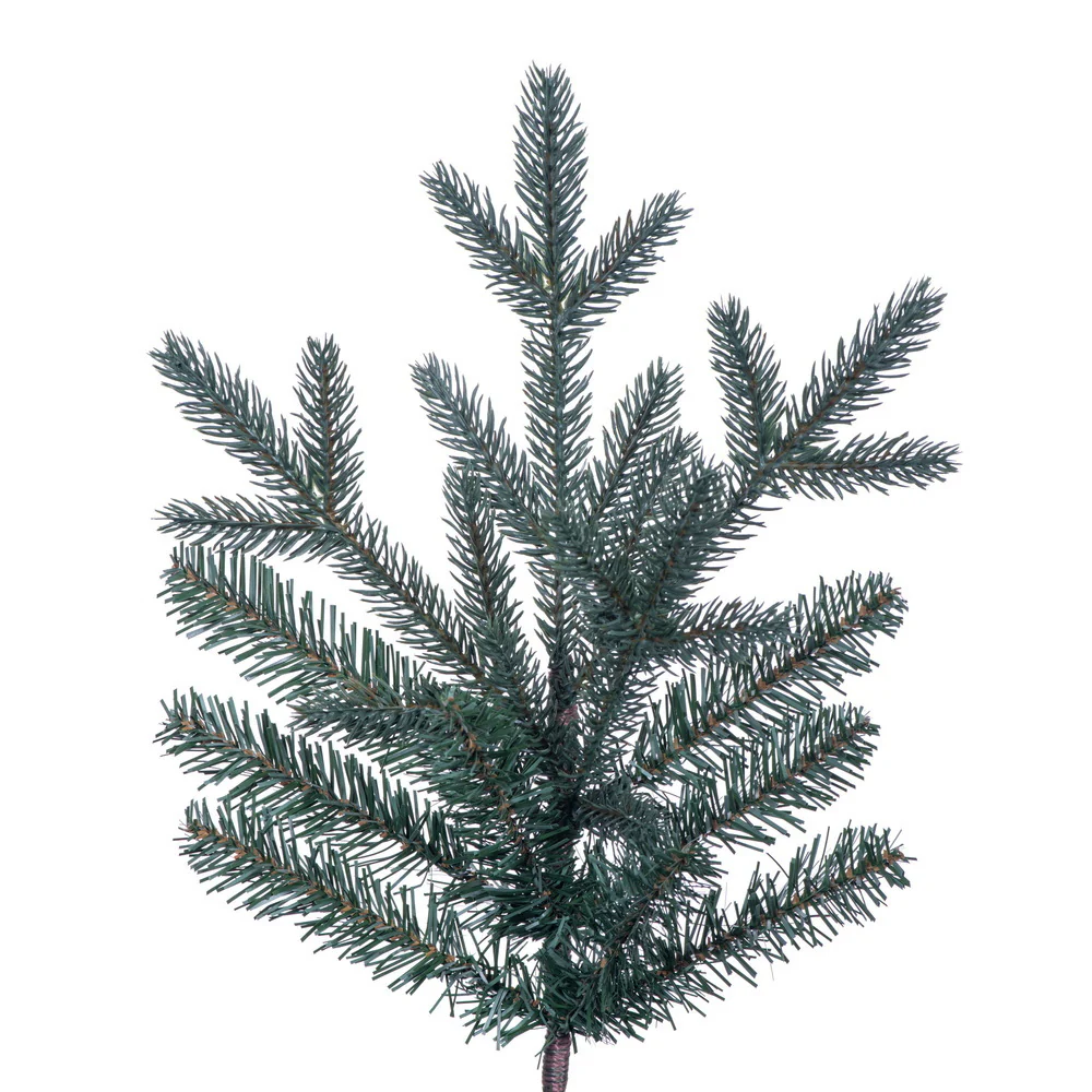 12'Hx73"W PE Colorado Blue Fir Artificial Christmas Tree, Unlit -Green - Image 2