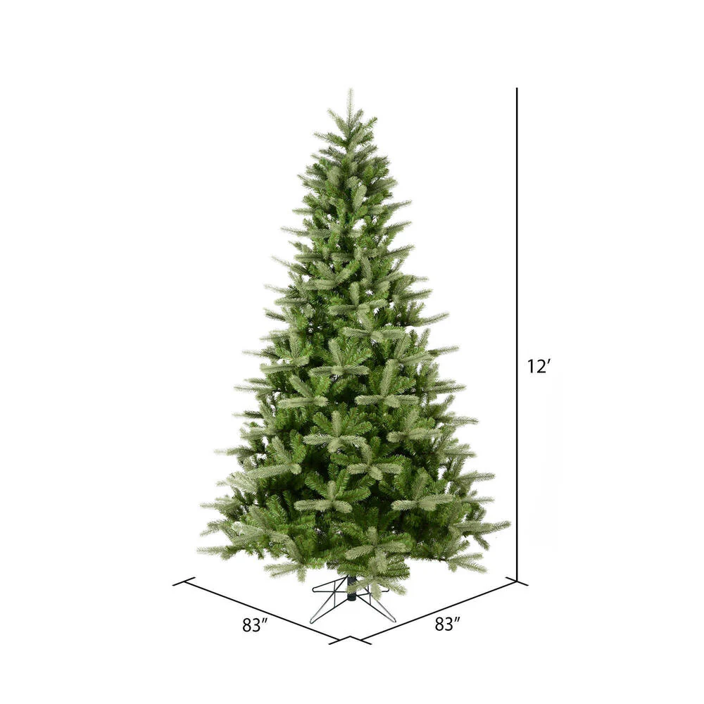12'Hx83"W PE King Spruce Artificial Christmas Tree, Unlit -Green - Image 3
