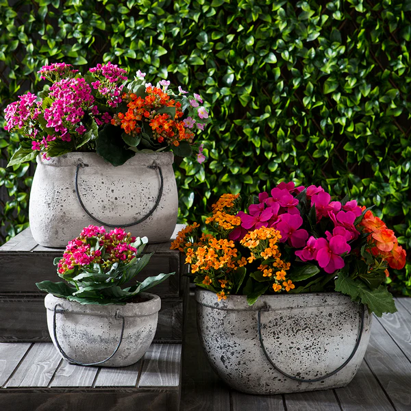 13.5" Silk Kalanchoe Flower Bush -Fuchsia (Pack of 6) - Image 2