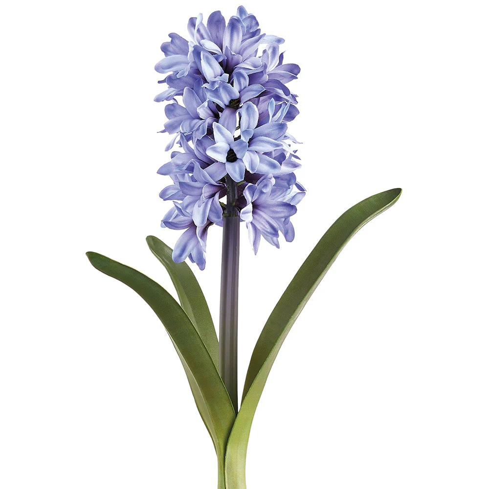 13" Hyacinth Silk Flower Stem -Lavender (Pack of 12)