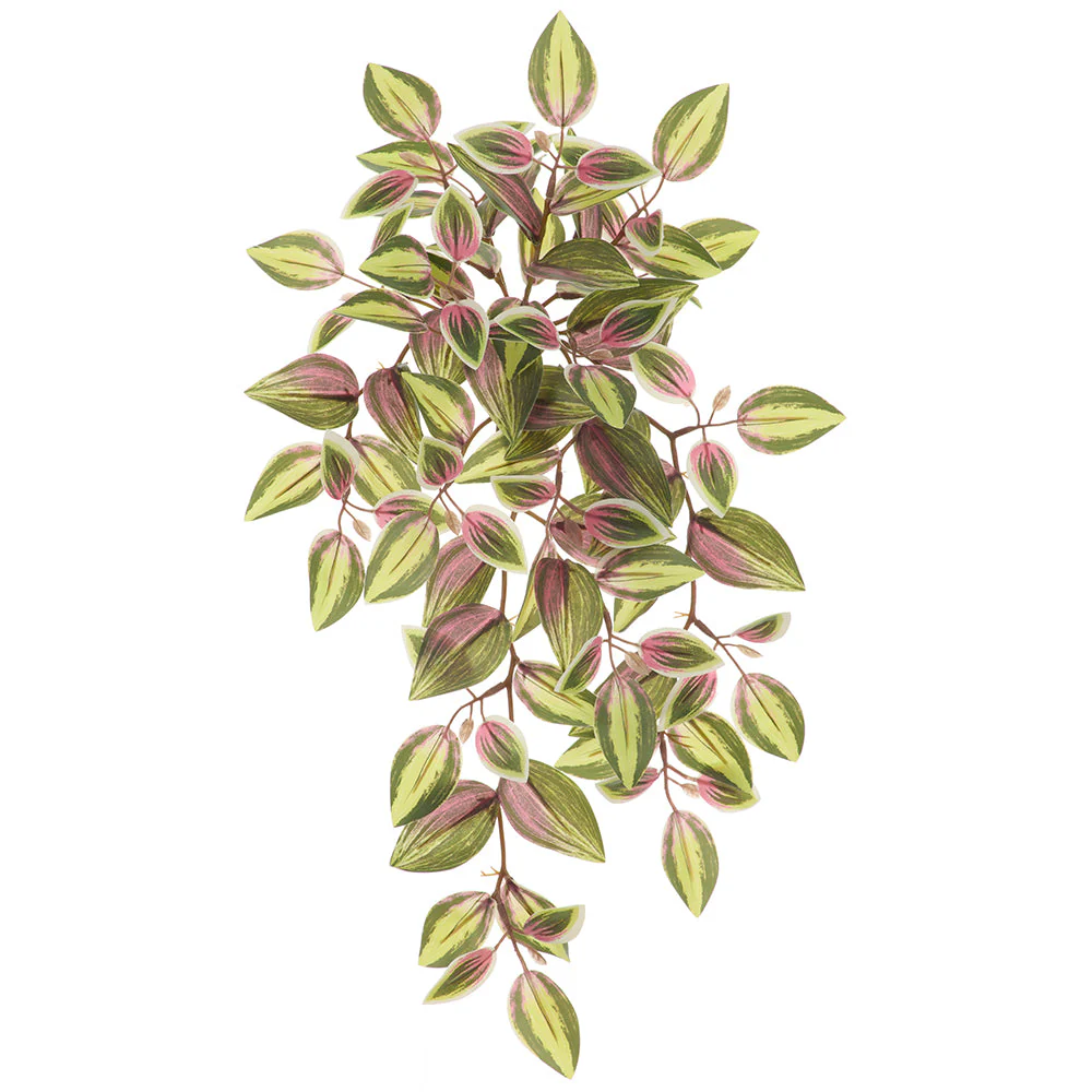 14.5" Hanging Silk Wandering Jew Plant -Green/Beauty (Pack of 12)