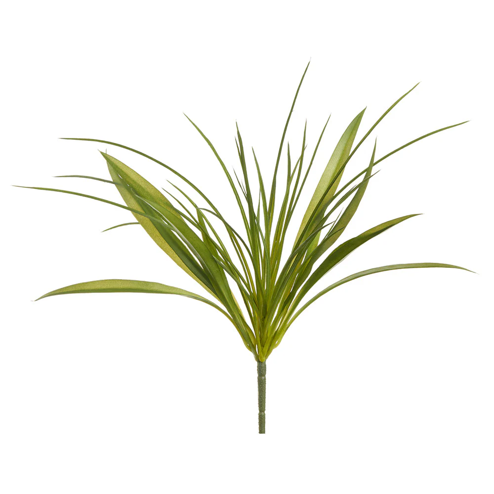 14" Artificial Grass Plant -Green (Pack of 24)