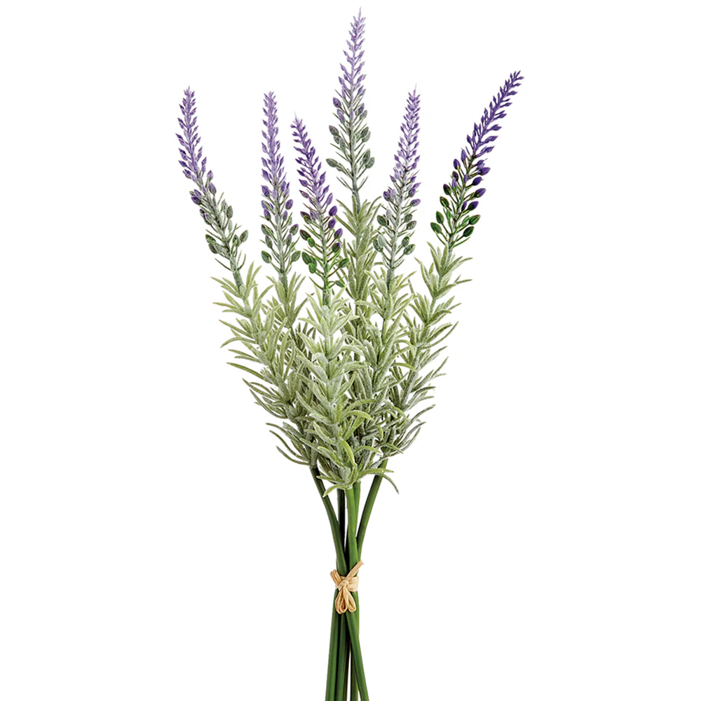 15.5" Lavender Silk Flower Stem Bundle -Lavender (Pack of 12)