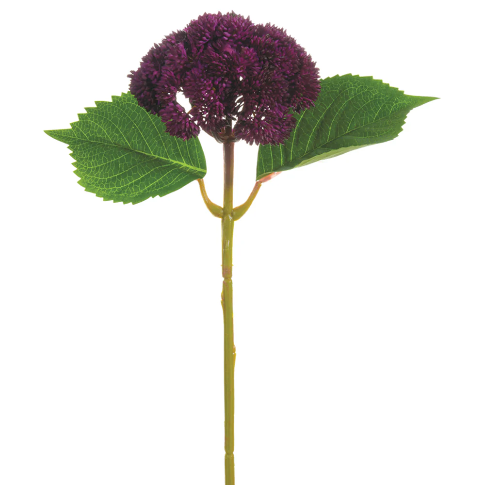 15" Artificial Sedum Flower Spray -Violet (Pack of 24)