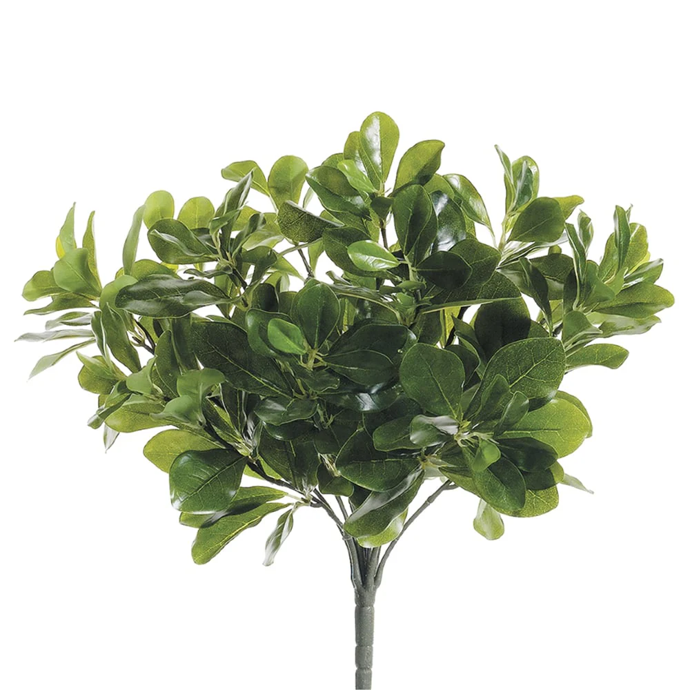 15" EVA Wax Privet Artificial Plant -Green (Pack of 12)