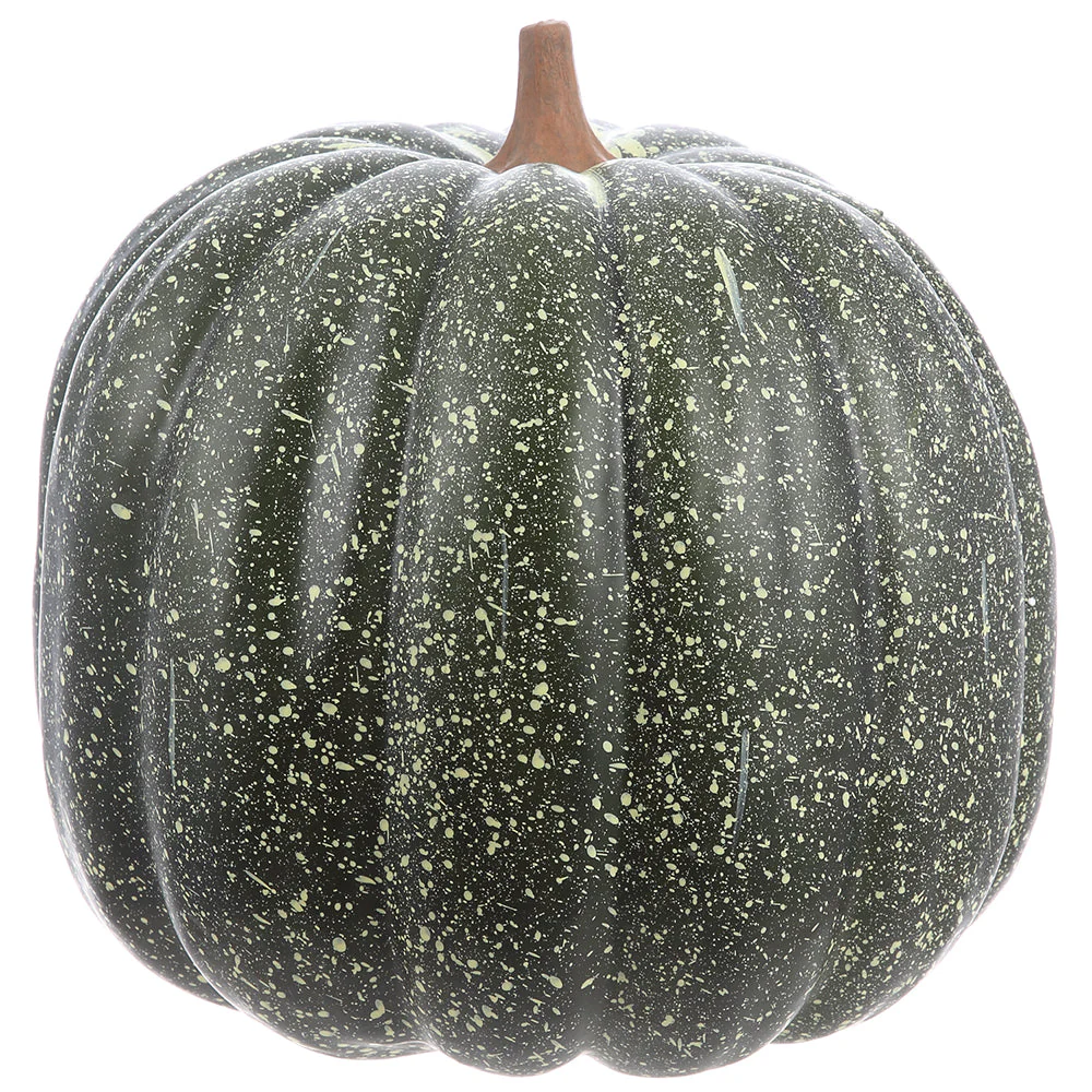 15"Hx14"W Artificial Pumpkin -Green (Pack of 2)