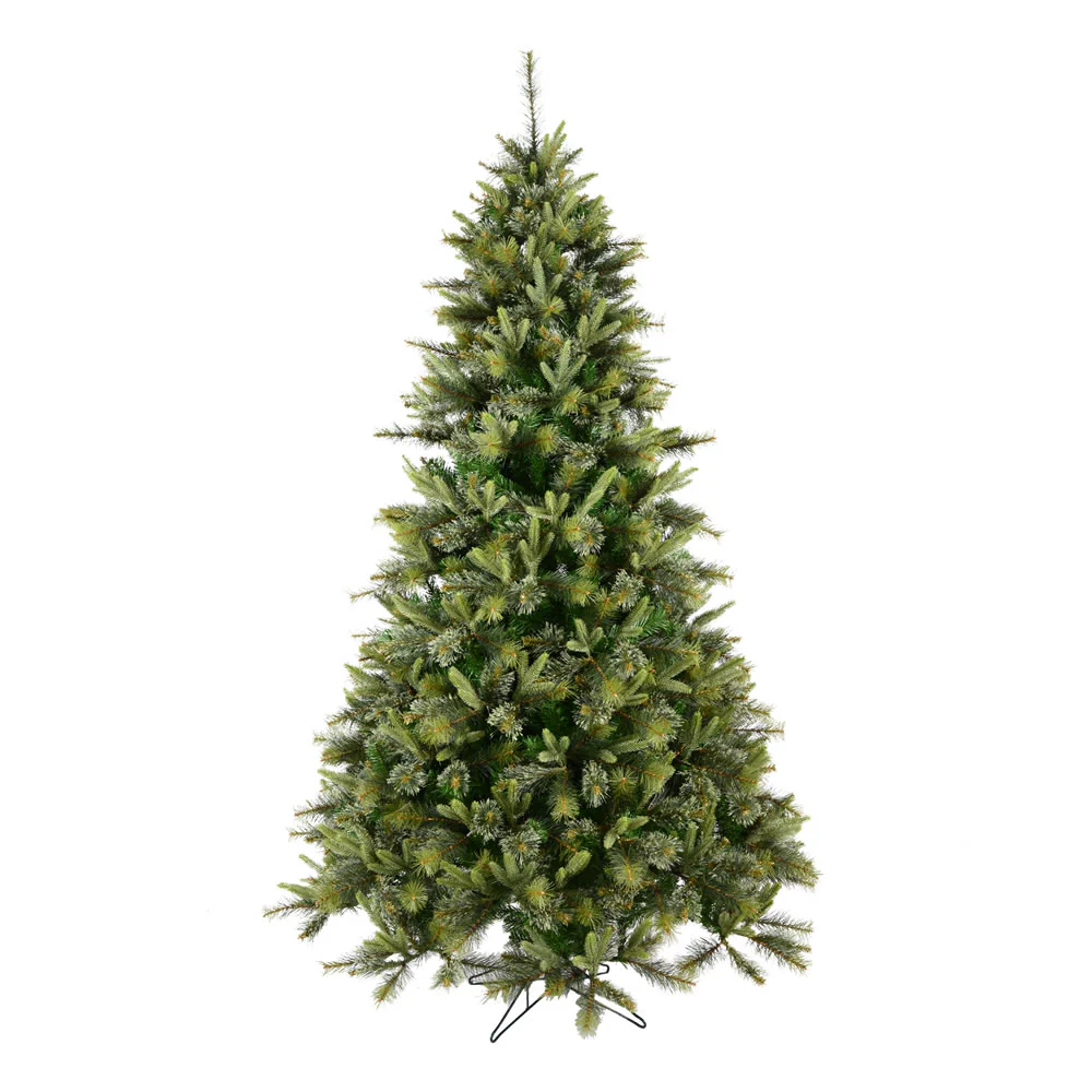 15'Hx80"W PE Slim Cashmere Pine Artificial Christmas Tree, Unlit -Green