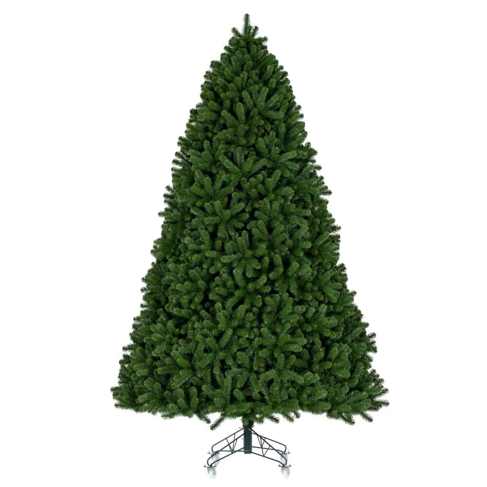 15'Hx92"W Deluxe Sequoia Pine Artificial Christmas Tree, Unlit -Green