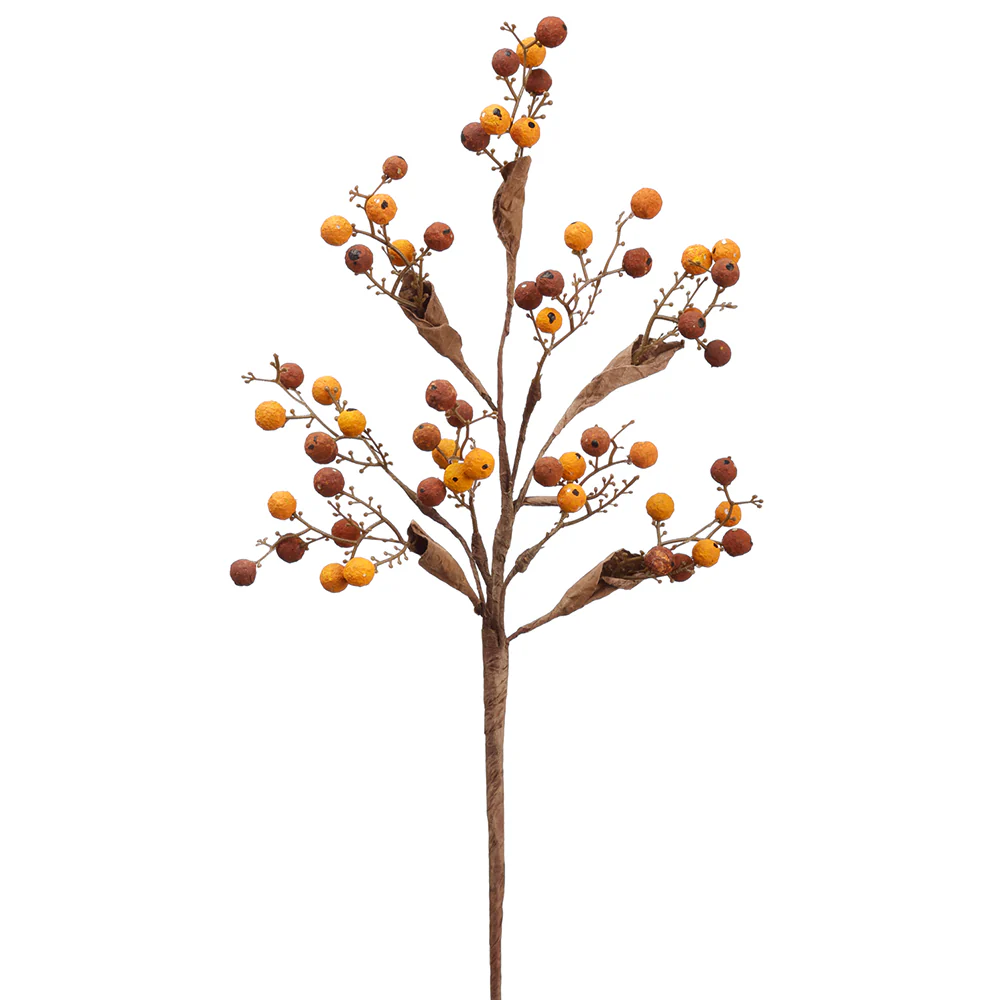 16.5" Artificial Berry Stem -Fall (Pack of 24)