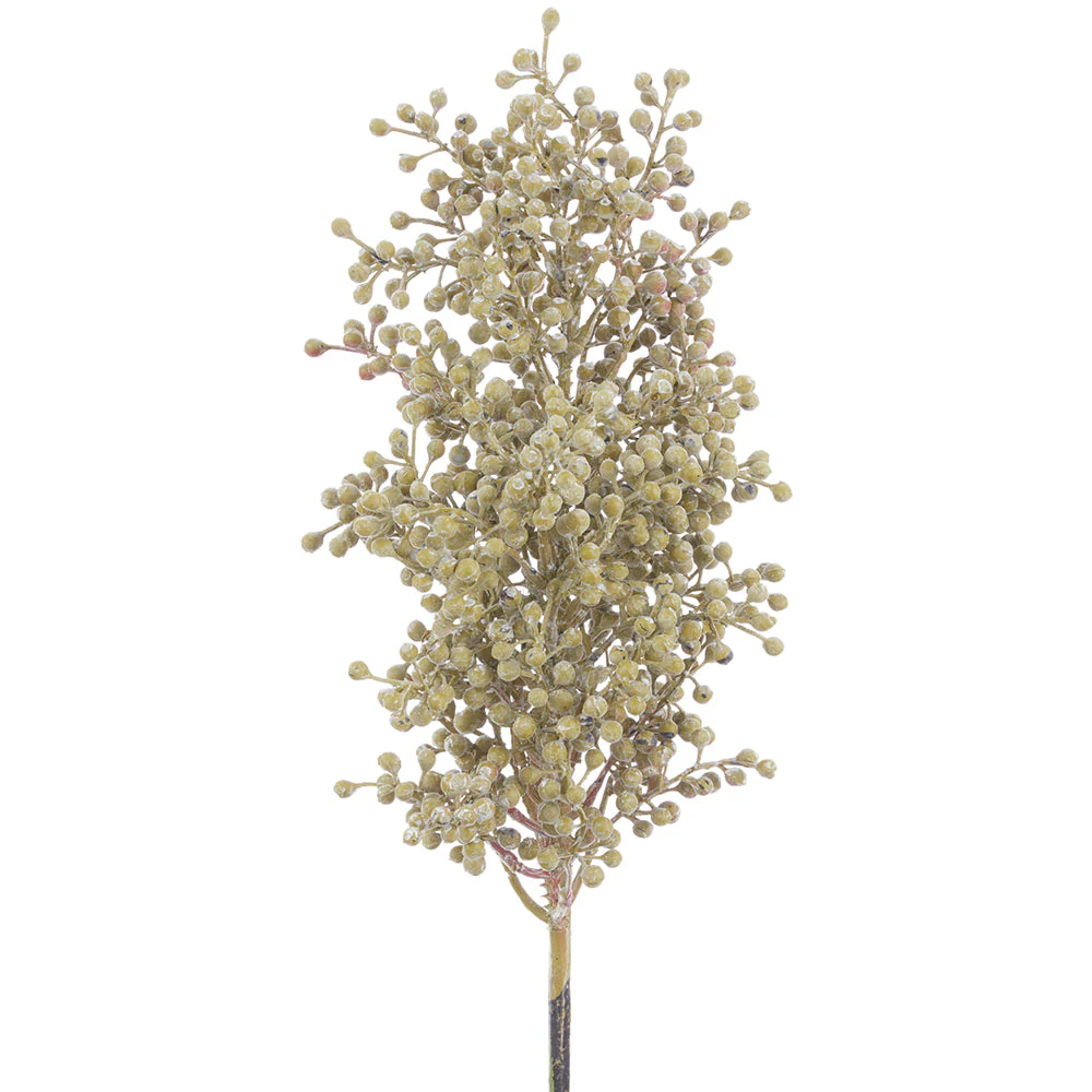16" Sedum Artificial Flower Stem -Green (Pack of 6)