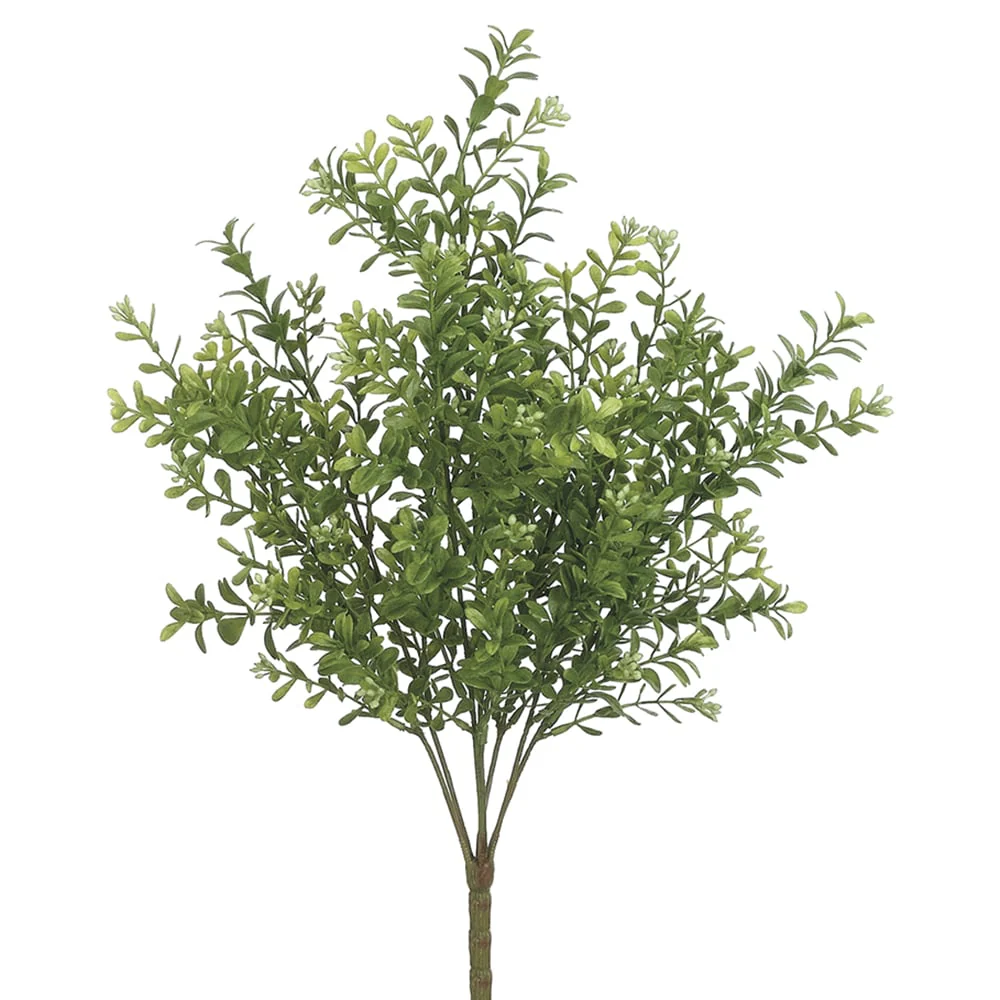 17" Boxwood Artificial Plant -2 Tone Green (Pack of 12)