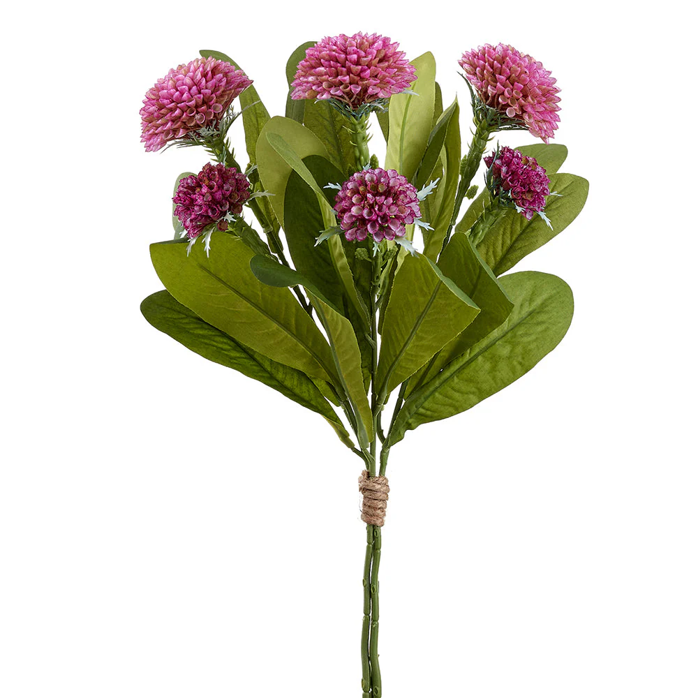 17" Dahlia Silk Flower Stem Bundle -Boysenberry (Pack of 12)
