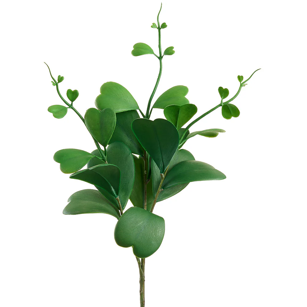 17" Hoya Leaf Silk Plant -Green (Pack of 12)