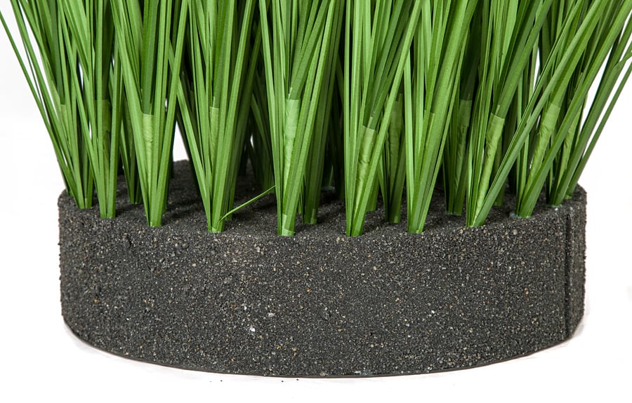 18.5" IFR PVC Onion Grass Artificial Plant w/Foam Base -Green (Pack of 2) - Image 3