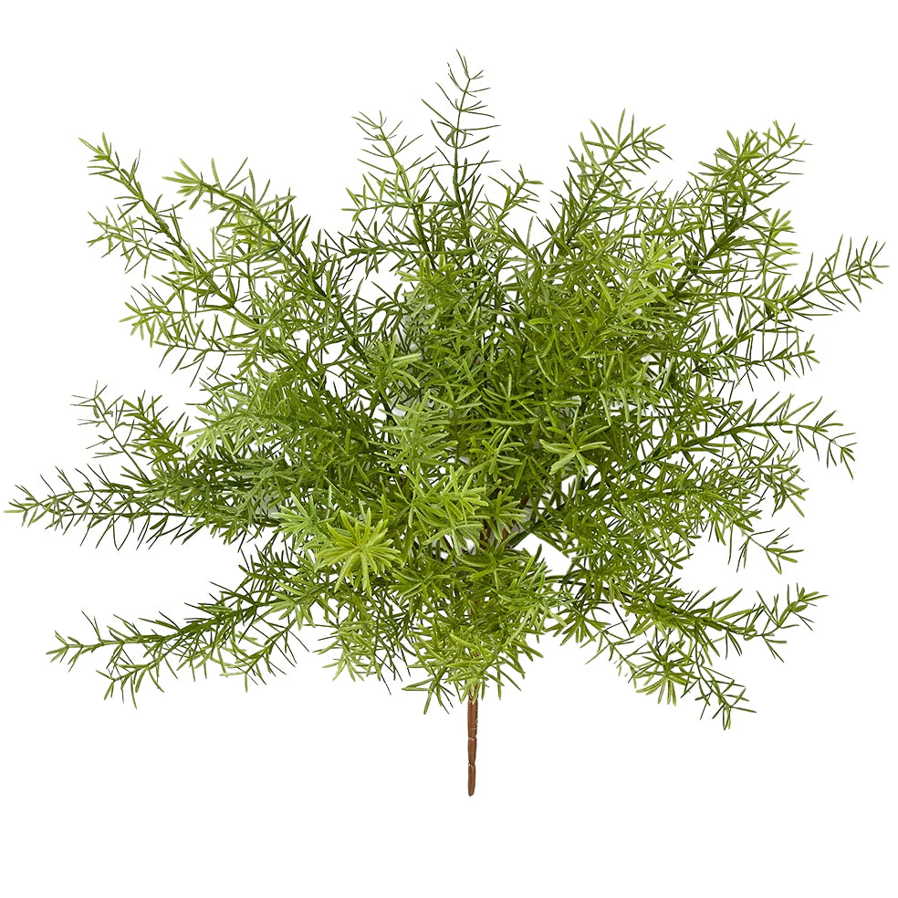 18" Artificial Sprengeri Fern Plant -Green (Pack of 6)