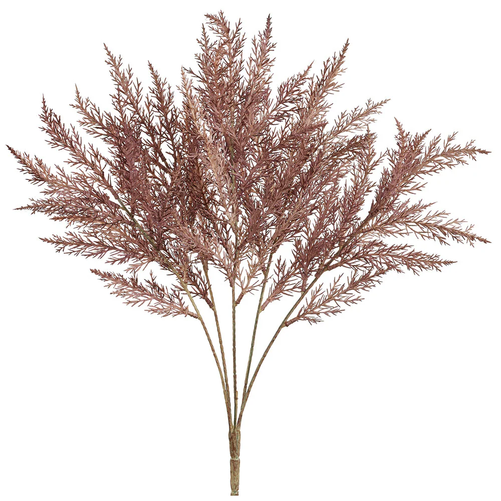 18" Dried-Look Grass Silk Plant -Purple (Pack of 12)