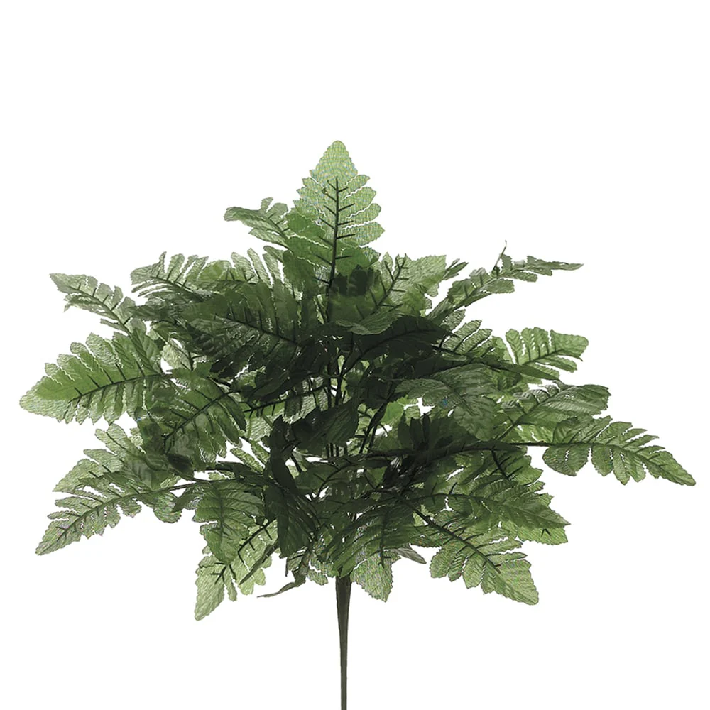 18" Fern Silk Plant -Green (Pack of 24)