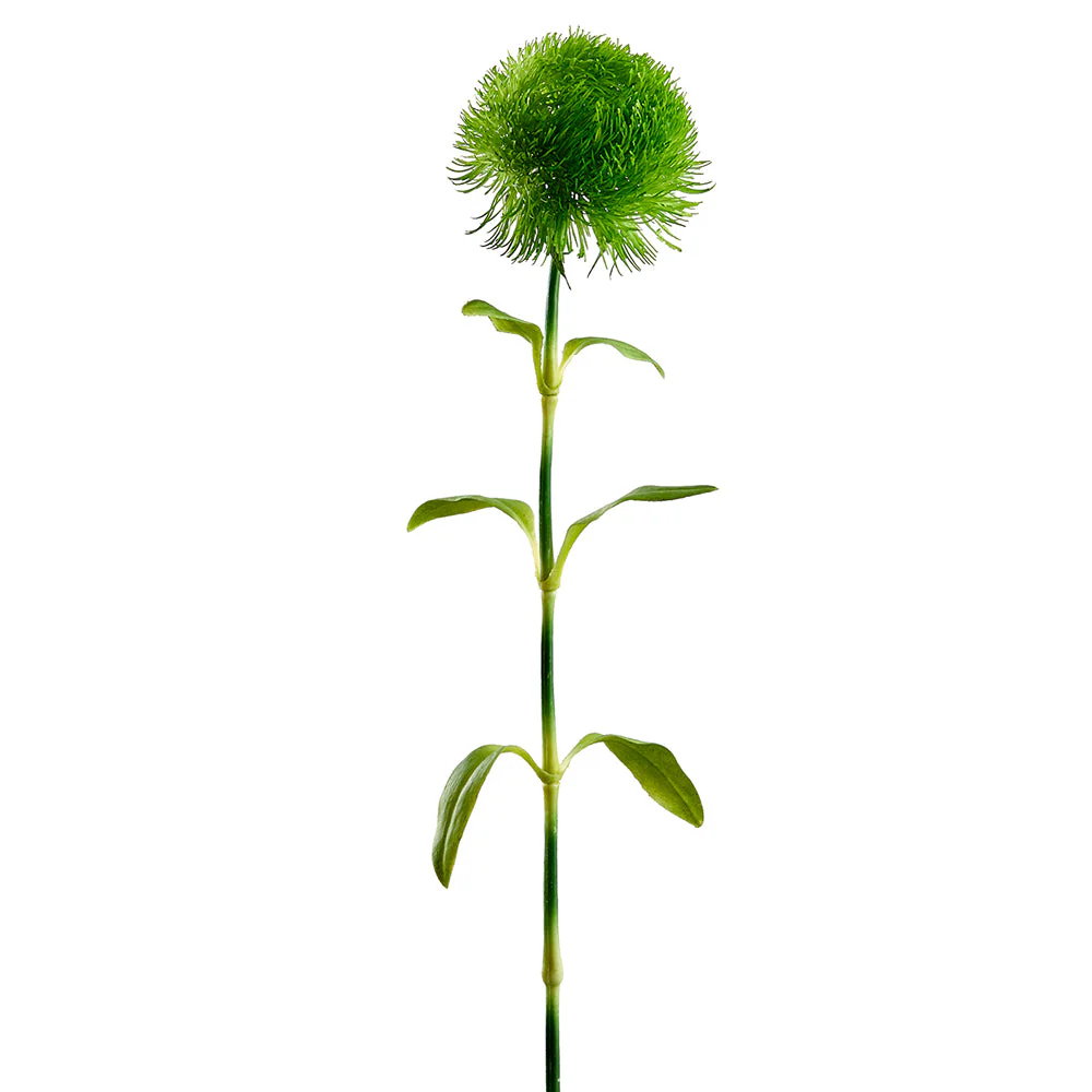 19.5" Real Touch Dianthus Silk Flower Stem -Green (Pack of 12)