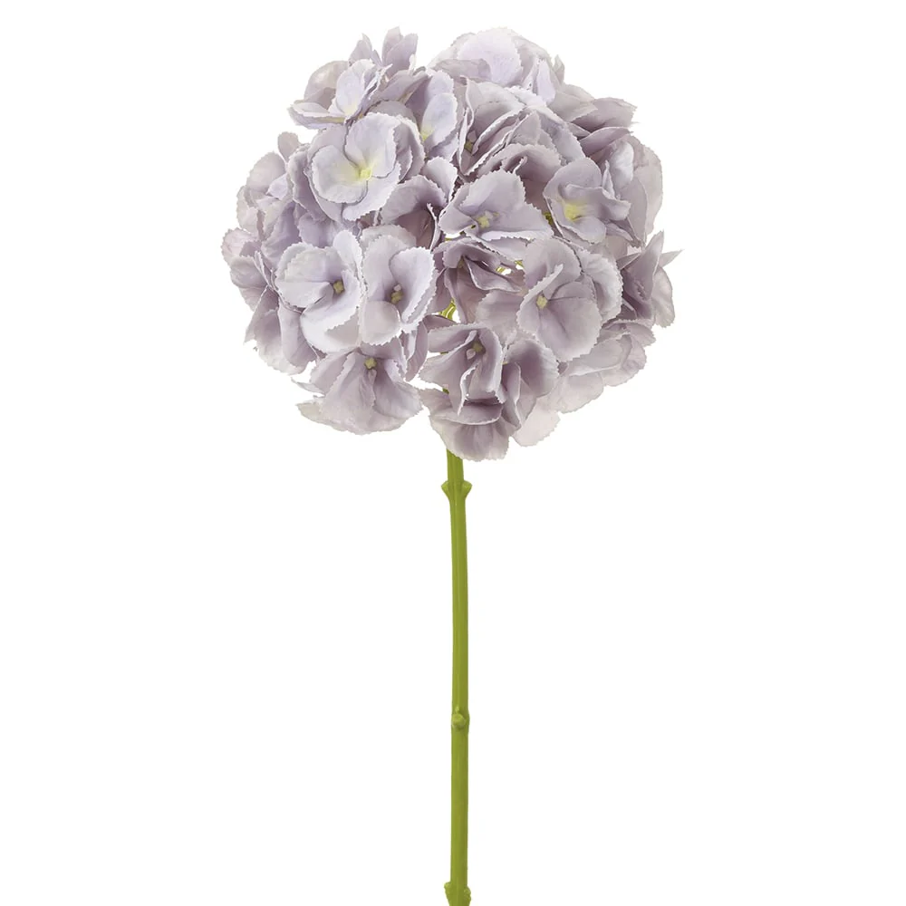 19" Hydrangea Silk Flower Stem -Lavender (Pack of 12)