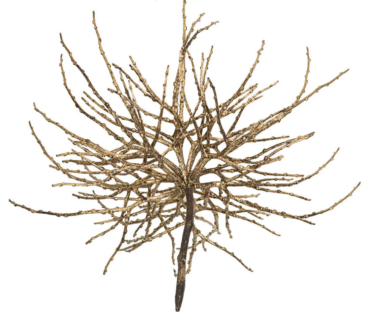 19" Metallic Artificial Twig Stem -Gold (Pack of 6) - Image 2