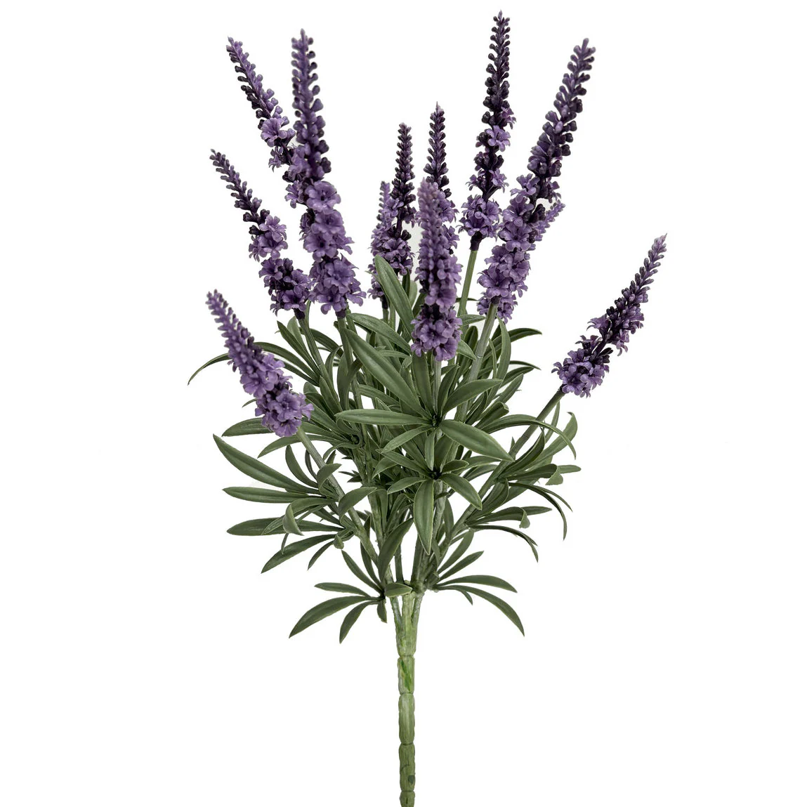 19" Outdoor UV-Proof Artificial Lavender Flower Bush -Lavender/Purple (Pack of 6)