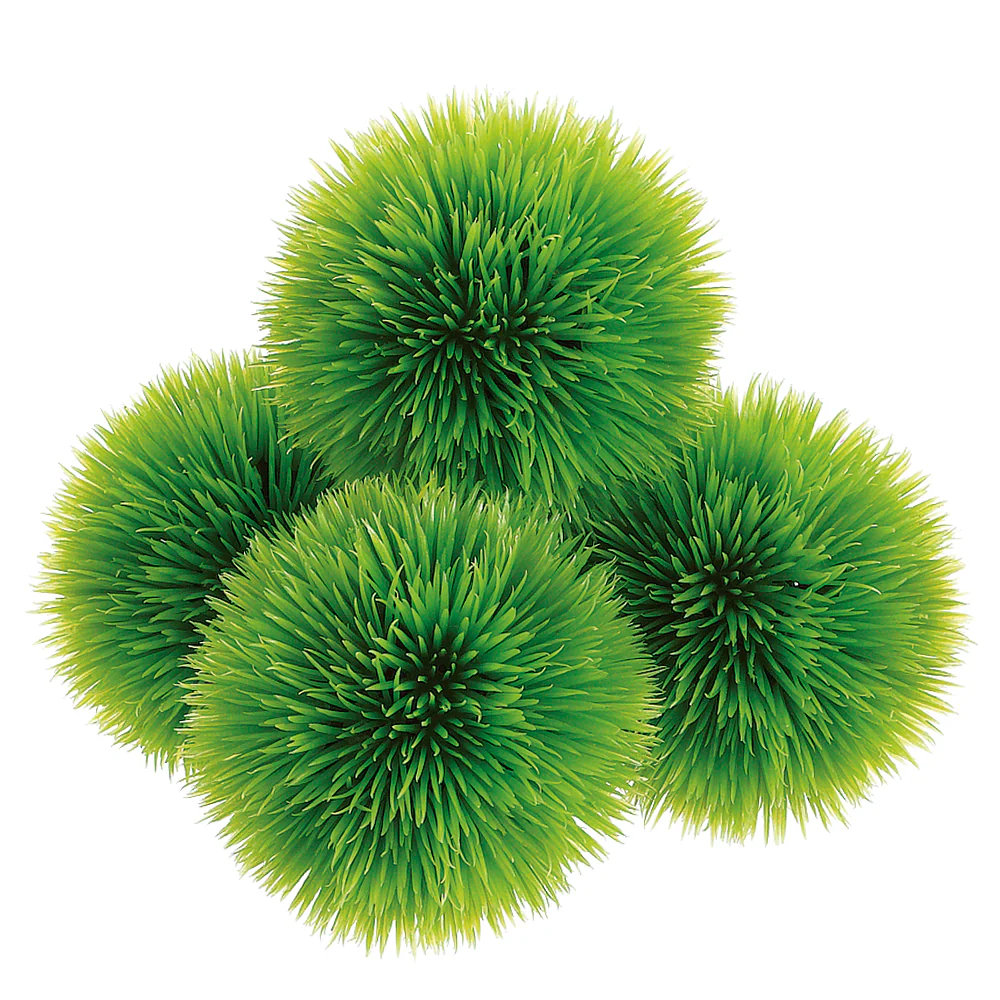 2.5" Bagged Artificial Allium Ball-Shaped Topiary -Green (Pack of 6)
