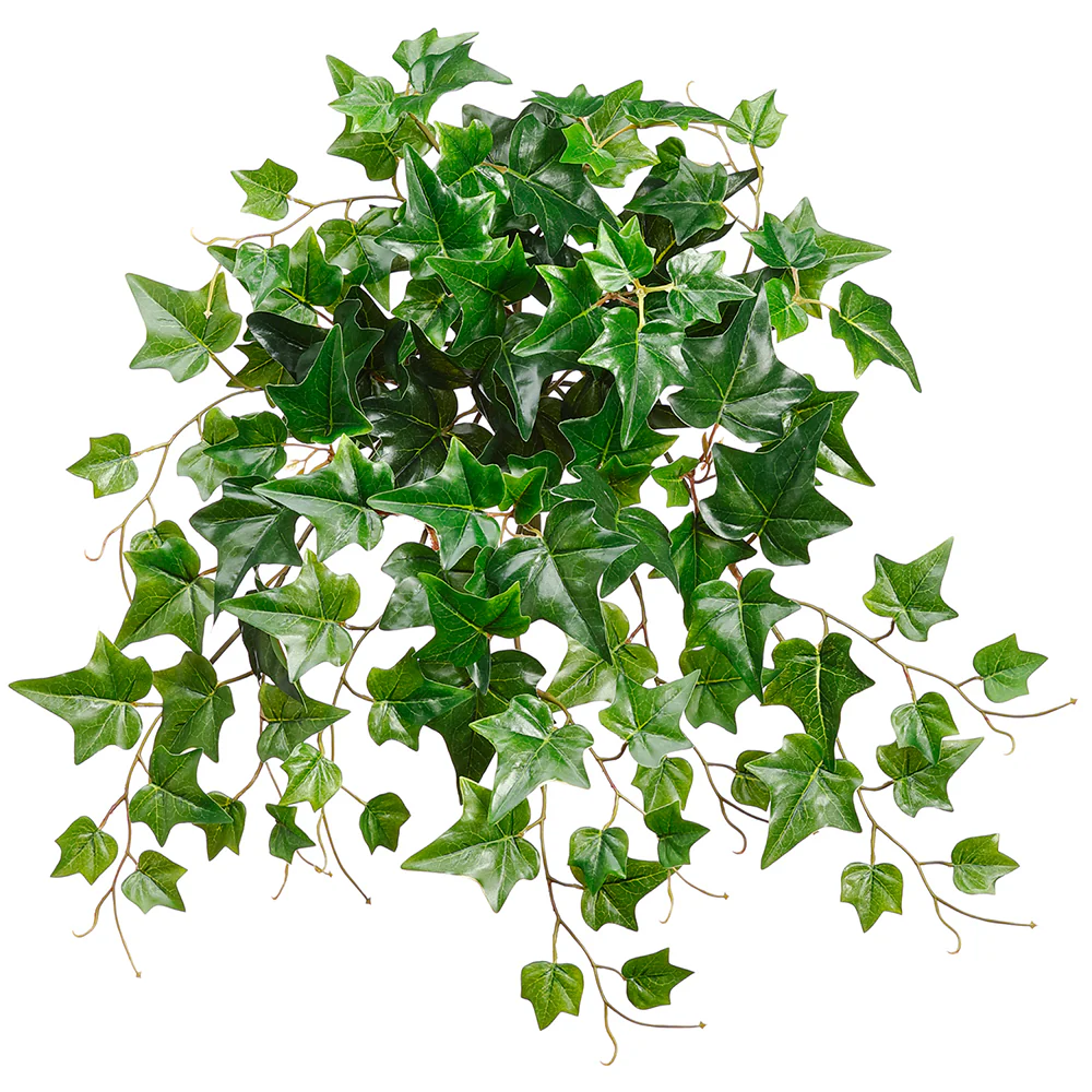 20" Outdoor UV-Resistant Artificial Hanging Ivy Plant -Green (Pack of 12)