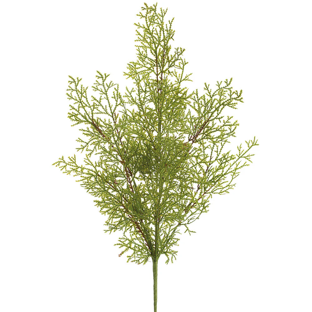 20" PE Soft-Touch Spike Moss Artificial Plant -Green (Pack of 12)