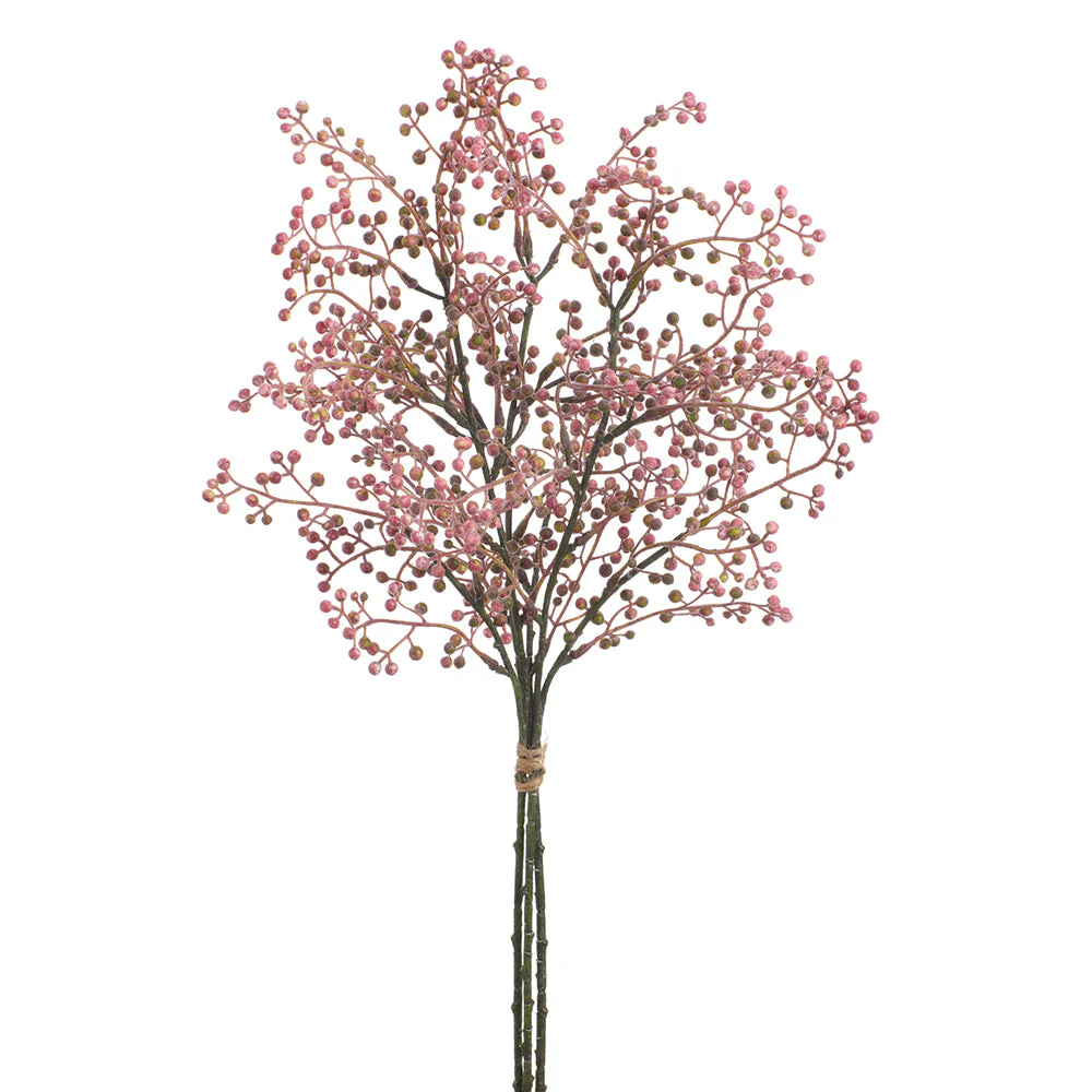 20" Sedum Artificial Flower Stem Bundle -Mauve (Pack of 12)