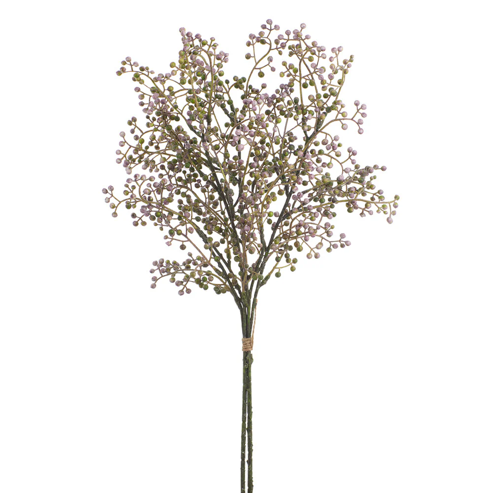 20" Sedum Artificial Flower Stem Bundle -Purple (Pack of 12)