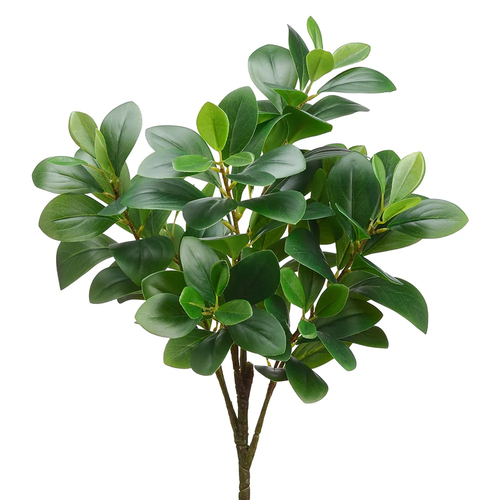 20" Silk Peperomia Leaf Plant -Green (Pack of 12)