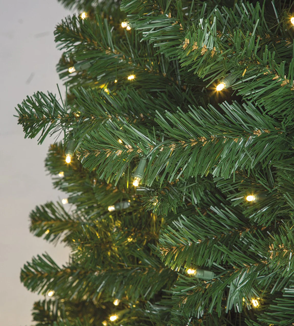 20'Hx146"W Commercial Breckenridge Pine Artificial Christmas Tree w/Tree Frame, Outdoor LED Pre-Lit -Green - Image 2