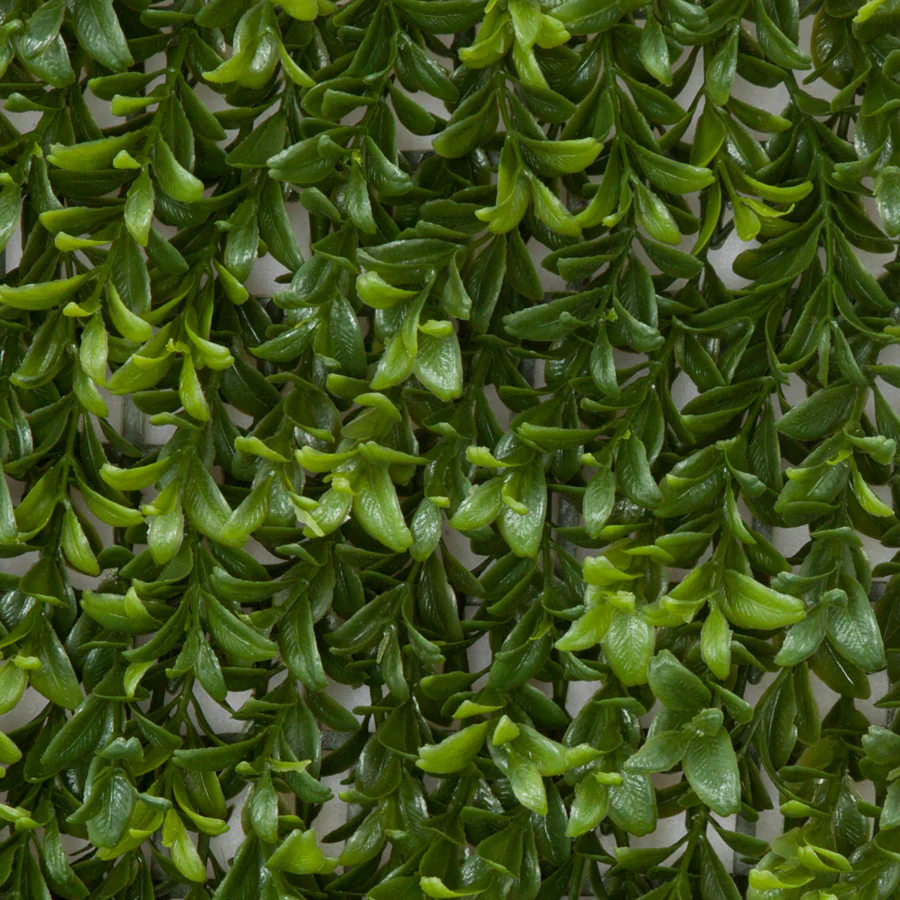 20"x20" Outdoor UV-Proof Artificial Hanging English Boxwood Mat -2 Tone Green (Pack of 4) - Image 2