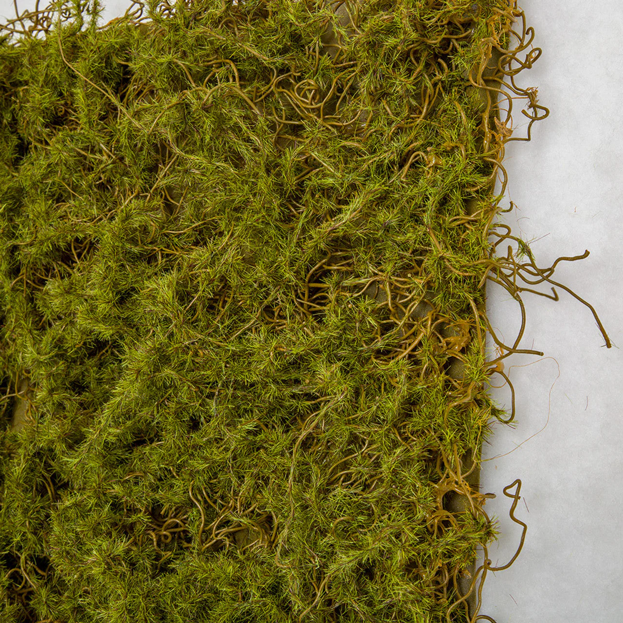 20"x20"x1" Moss Artificial Mat -Green/Brown (Pack of 6) - Image 3