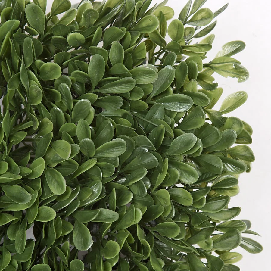 20"x20"x3.5" Outdoor UV-Proof Artificial Japanese Boxwood Mat -Green (Pack of 2) - Image 2
