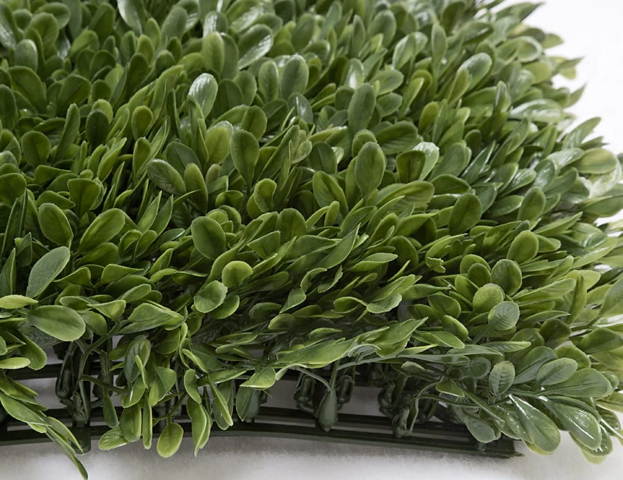 20"x20"x3.5" Outdoor UV-Proof Artificial Japanese Boxwood Mat -Green (Pack of 2) - Image 3