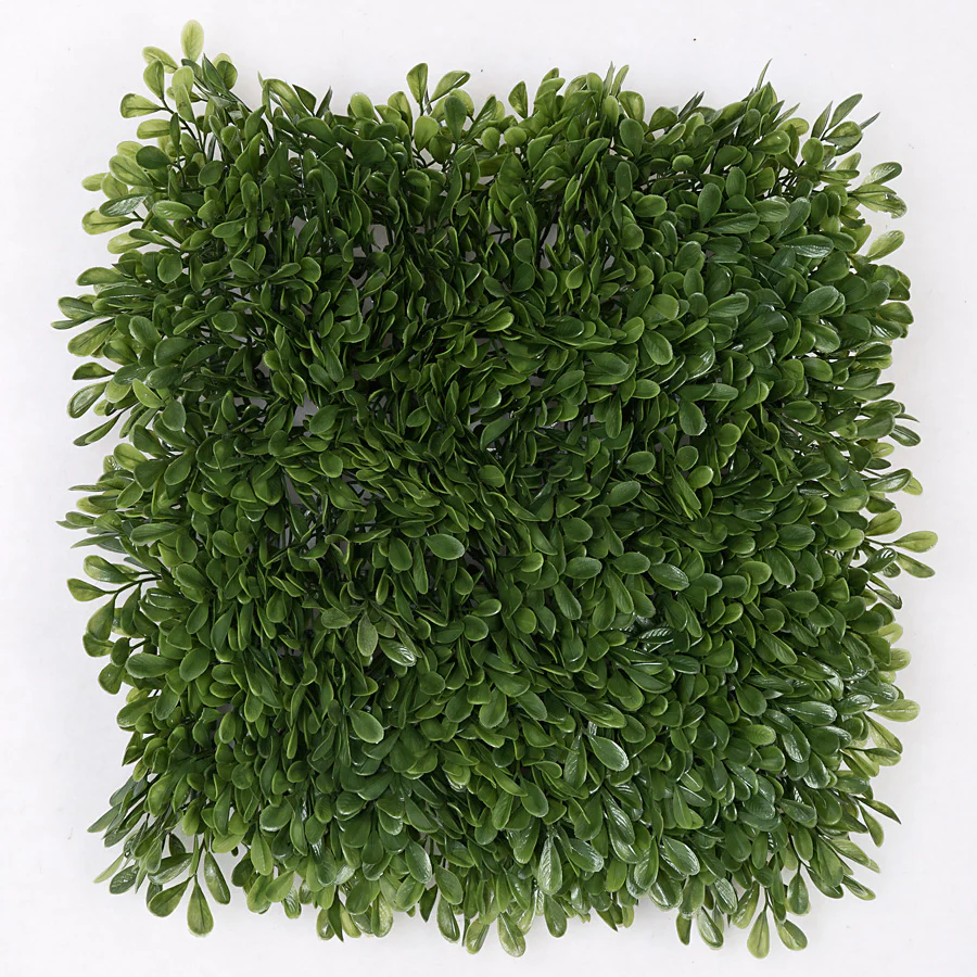 20"x20"x3.5" Outdoor UV-Proof IFR Artificial Japanese Boxwood Mat -Green (Pack of 2)